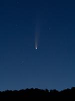 Komet zjutraj nad Rašico. Foto: Oskar, 11. 7. 2020